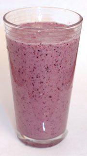 Blueberry smoothie