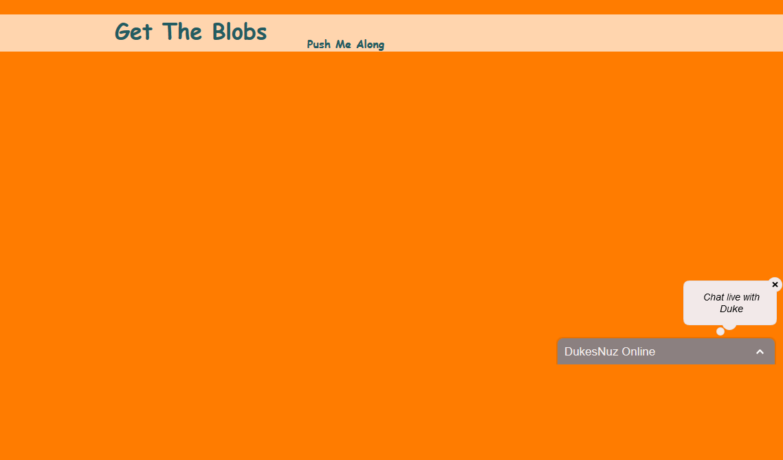Get The Blob Game Using JavaScript and api