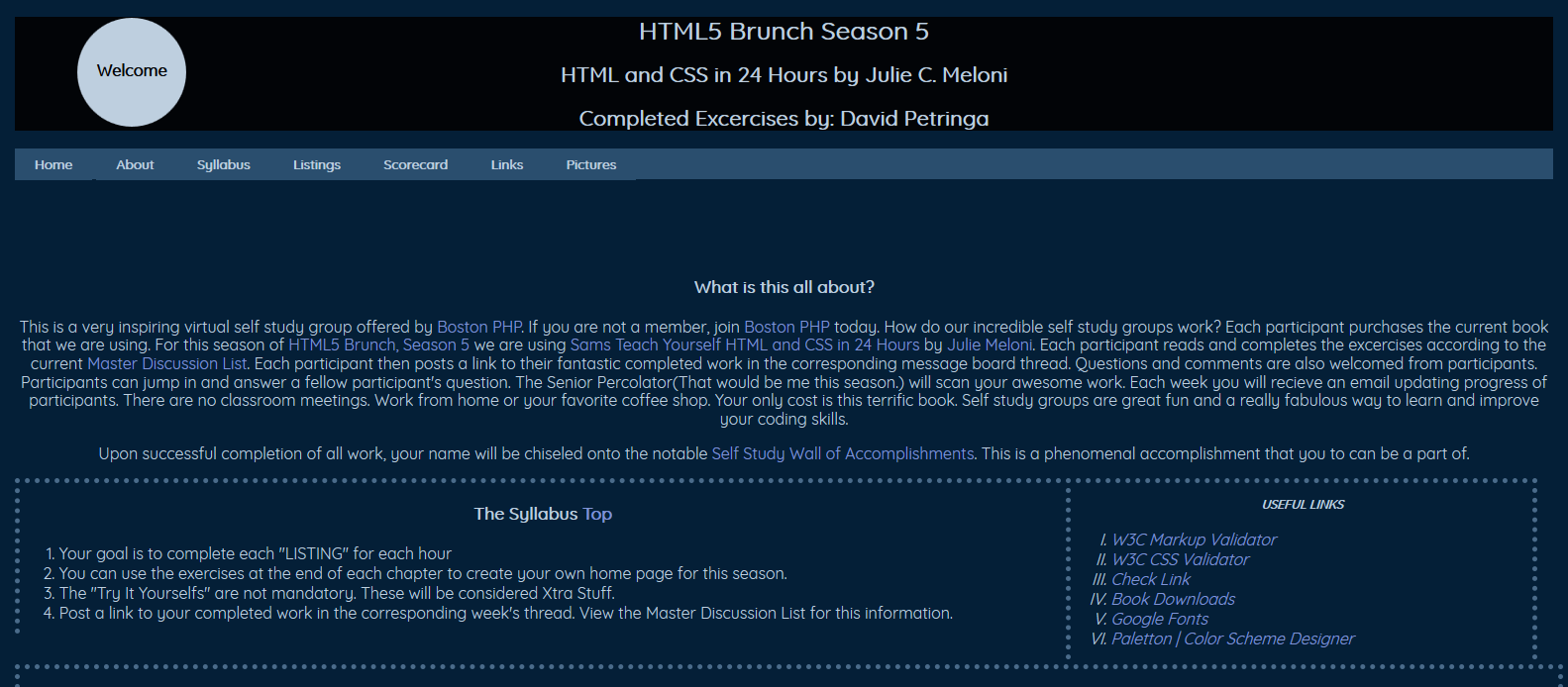 Home Page For HTML5 Brunch Season 5